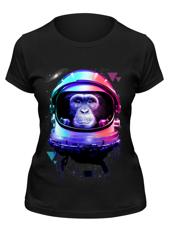Printio Футболка классическая Обезьяна космонавт