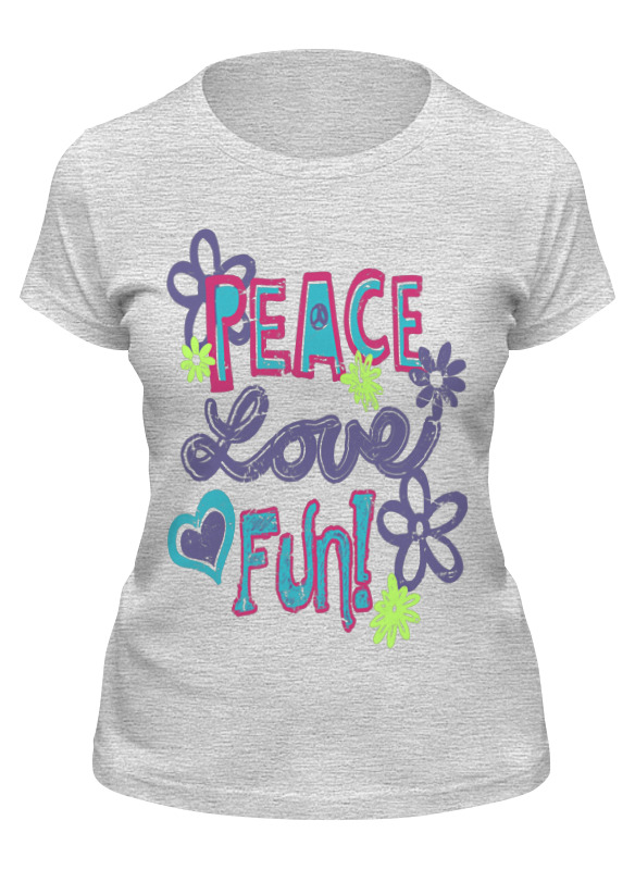 Printio Футболка классическая Peace fun printio детская футболка классическая унисекс peace fun