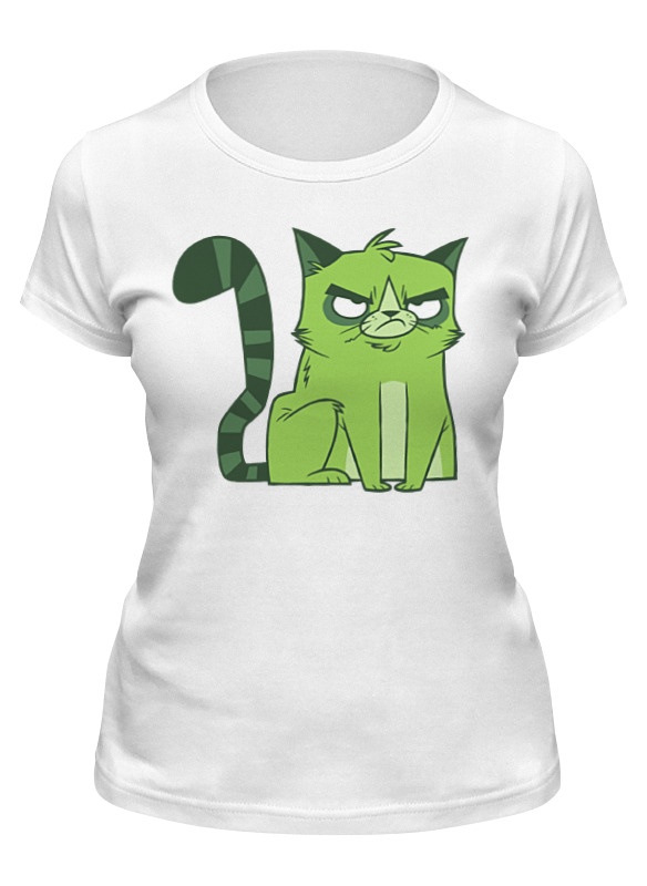 Printio Футболка классическая Сердитый котик printio детская футболка классическая унисекс сердитый котик grumpy cat пиксельный