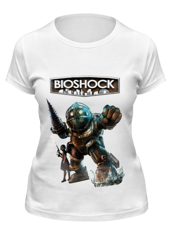 Printio Футболка классическая Bioshock (logo) best cat dad ever tee funny cat daddy father vintage gift t shirt crazy t shirt cotton male t shirts crazy prevailing