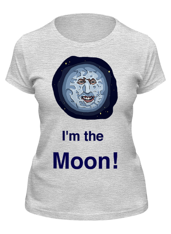 Printio Футболка классическая Луна из mighty boosh printio футболка wearcraft premium луна из mighty boosh
