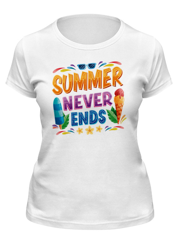 Printio Футболка классическая Summer never ends printio футболка wearcraft premium summer never ends
