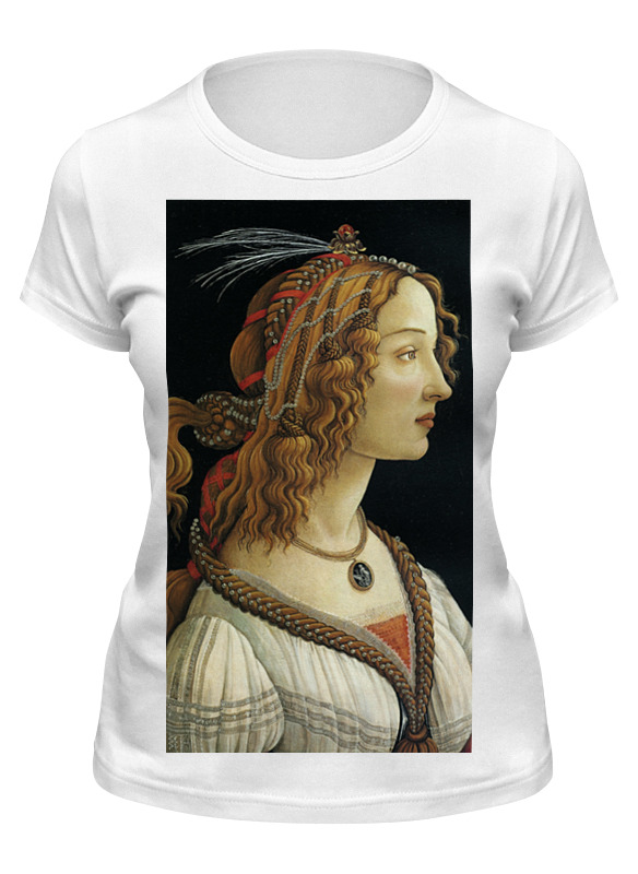 Printio Футболка классическая Портрет молодой женщины (боттичелли) printio футболка wearcraft premium портрет молодой женщины боттичелли