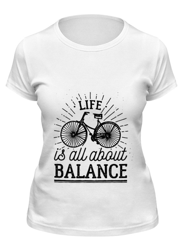 Printio Футболка классическая Life is all about balance! printio футболка классическая all about love