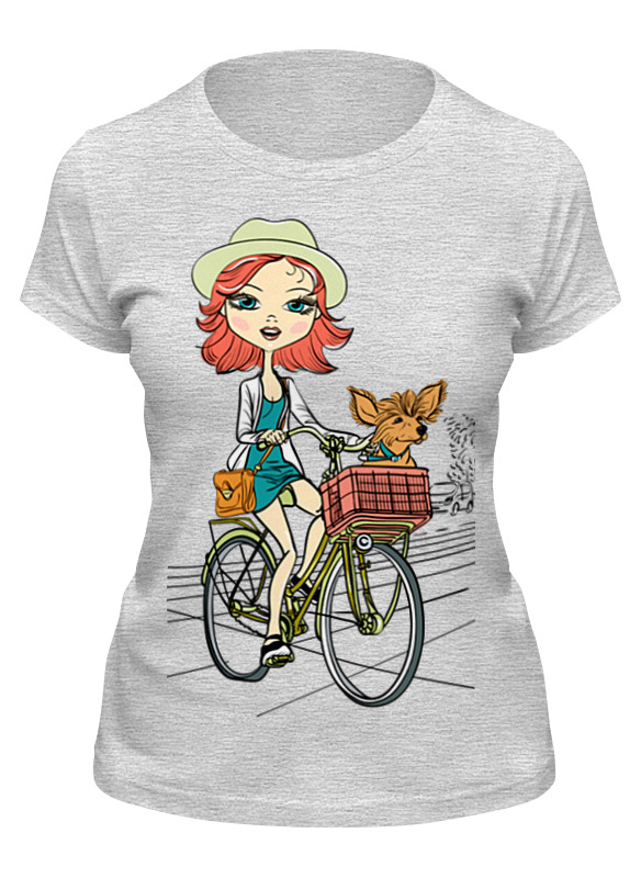 Printio Футболка классическая Велосипедистка