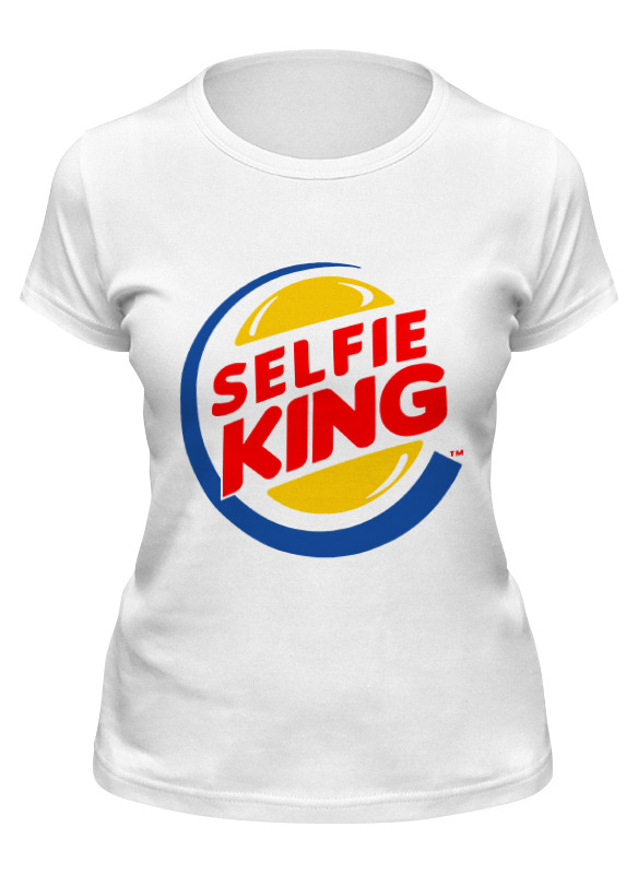 Printio Футболка классическая Король селфи (selfie king) лонгслив printio король селфи selfie king
