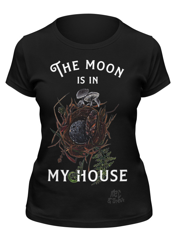 Printio Футболка классическая The moon is in my house мужская футболка грибы и луна l черный