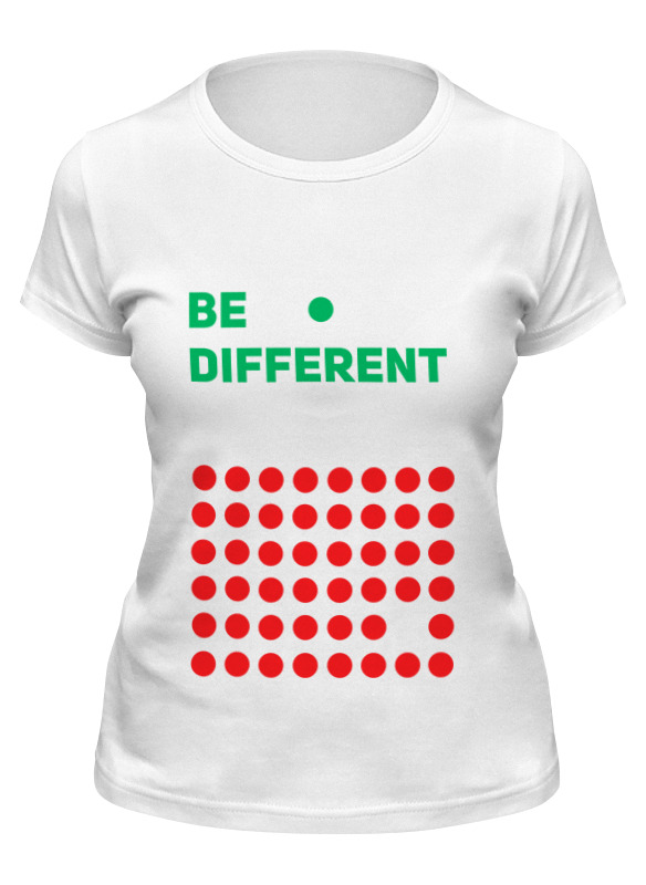 Printio Футболка классическая Be different printio детская футболка классическая унисекс be different