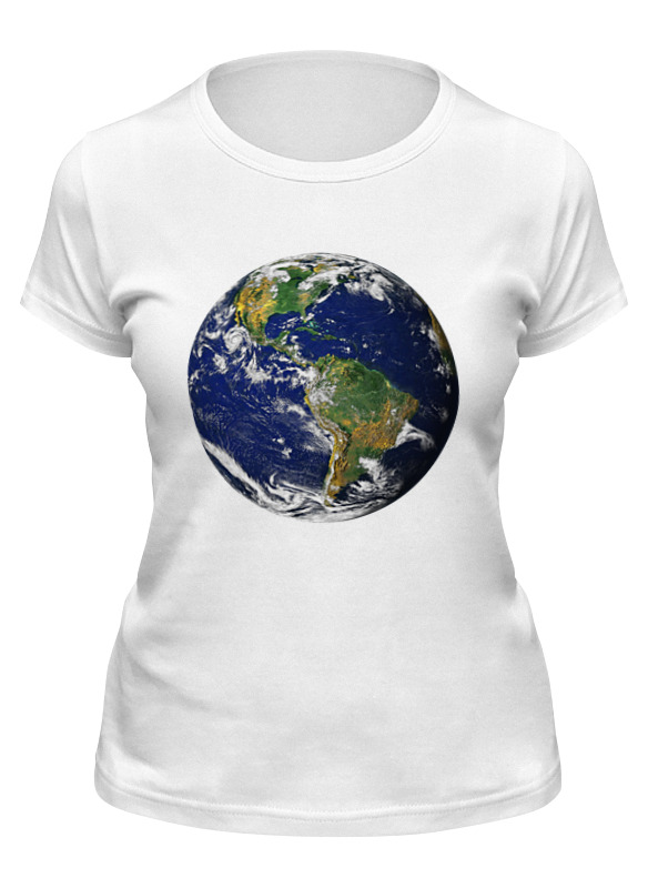 printio футболка классическая планета земля Printio Футболка классическая Планета земля