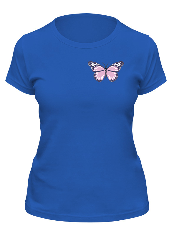 Printio Футболка классическая Бабочка детская футболка милый зайчик ловит бабочек 116 синий