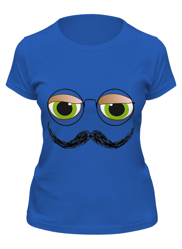 Printio Футболка классическая Глаза с усами мужская футболка кактус в очках l синий