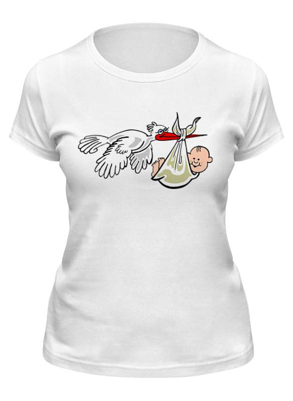 Printio Футболка классическая Gift stork