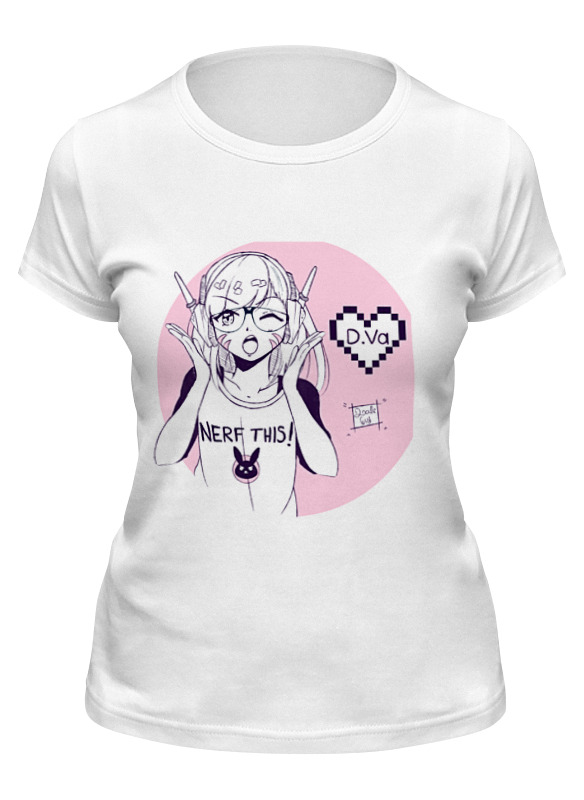 Printio Футболка классическая Overwatch d.va (ди ва)