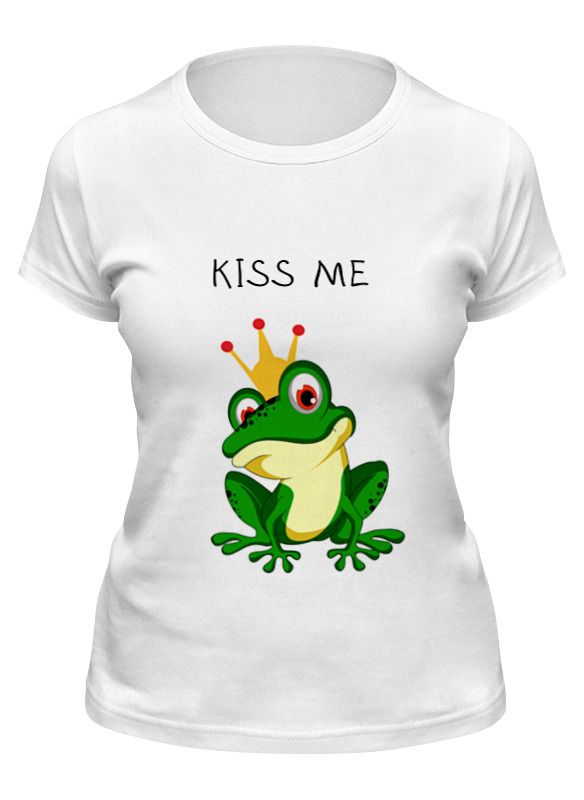 про прекрасную василису микулишну Printio Футболка классическая Поцелуй лягушку-царевну kiss me