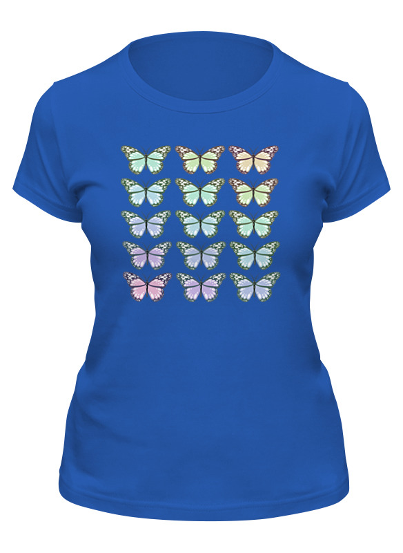 Printio Футболка классическая Бабочки детская футболка милый зайчик ловит бабочек 116 синий