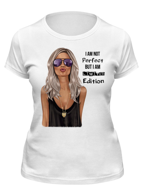 футболки print bar i am not perfect but i am limited edition Printio Футболка классическая Limited edition