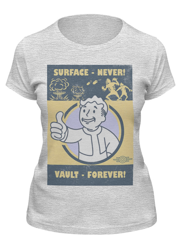 Printio Футболка классическая Fallout. vault - forever! printio блокнот fallout vault forever