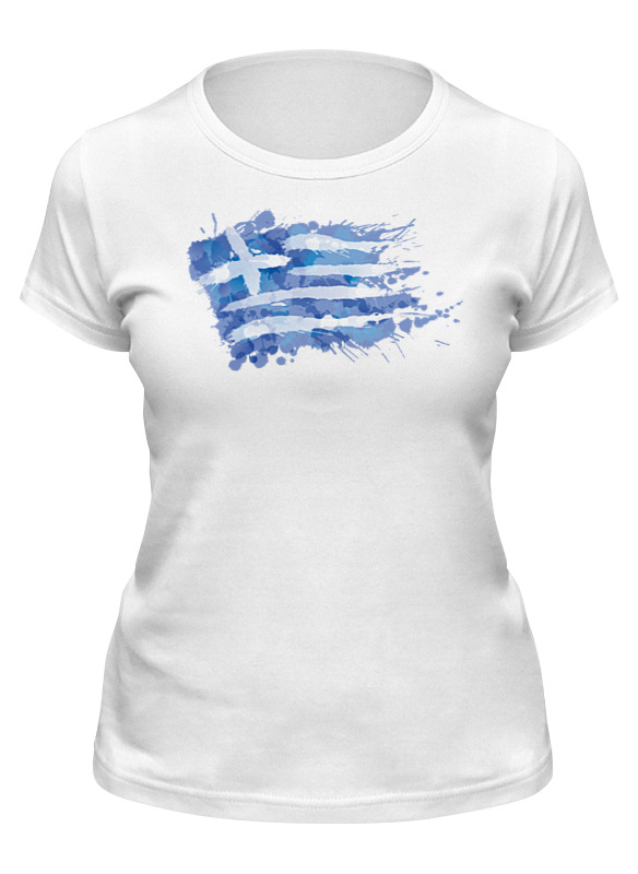 Printio Футболка классическая Греческий флаг printio лонгслив греческий флаг винди