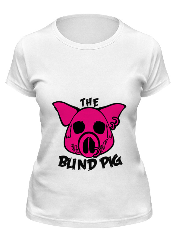 printio футболка классическая the pig Printio Футболка классическая The blind pig #2