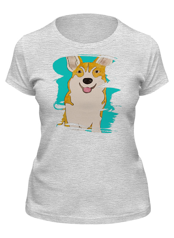 printio футболка для собак радостный корги фил Printio Футболка классическая Радостный корги фил