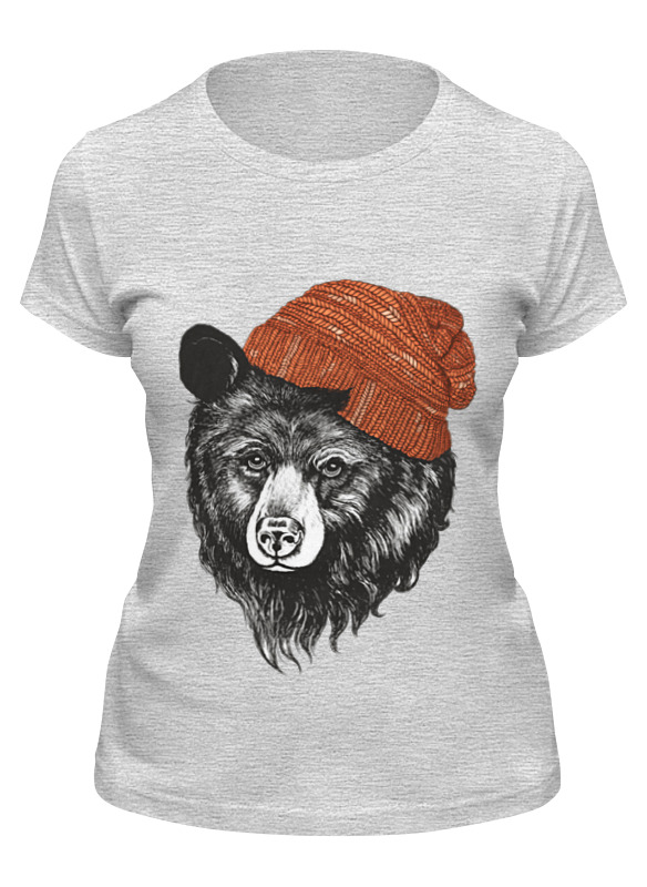 Printio Футболка классическая Медведь в шапке printio футболка классическая медведь в шапке