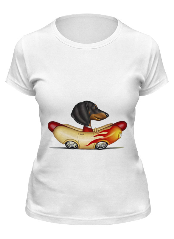Printio Футболка классическая Wiener hot rod женская футболка задумчивая такса l белый