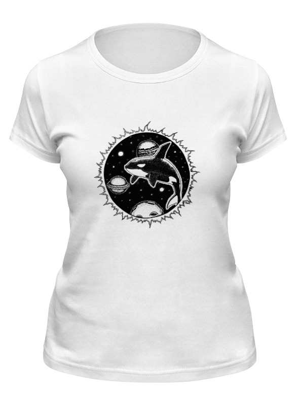 Printio Футболка классическая Космос кит планеты printio футболка для собак космос кит планеты