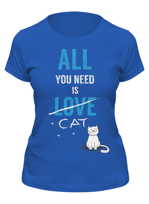 Printio Футболка классическая Все, что вам нужно, это кот. printio футболка wearcraft premium все что вам нужно это кот