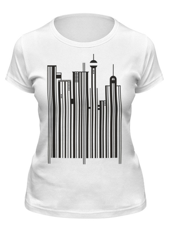 Printio Футболка классическая Сити-код женская футболка штрих код l белый