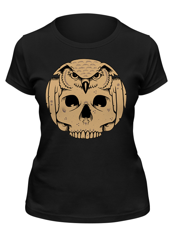 Printio Футболка классическая Owl scull / сова и череп printio футболка wearcraft premium owl scull сова и череп