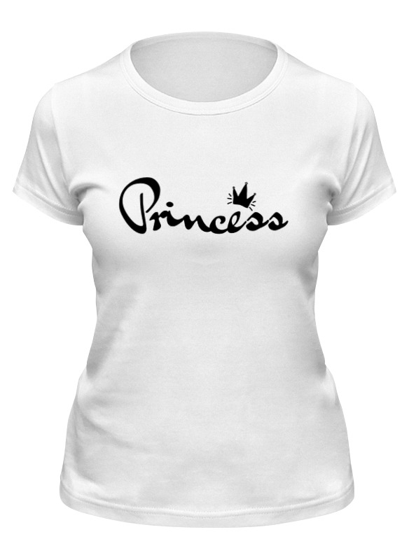 Printio Футболка классическая Princess printio детская футболка классическая унисекс маленькая принцесса надпись с короной