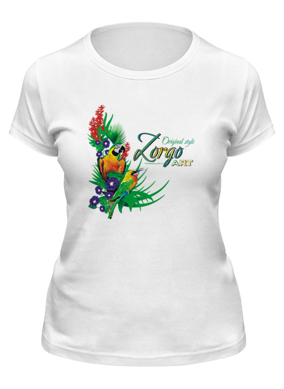 printio футболка классическая тропические птицы от зорго арт Printio Футболка классическая Тропические птицы от зорго арт.