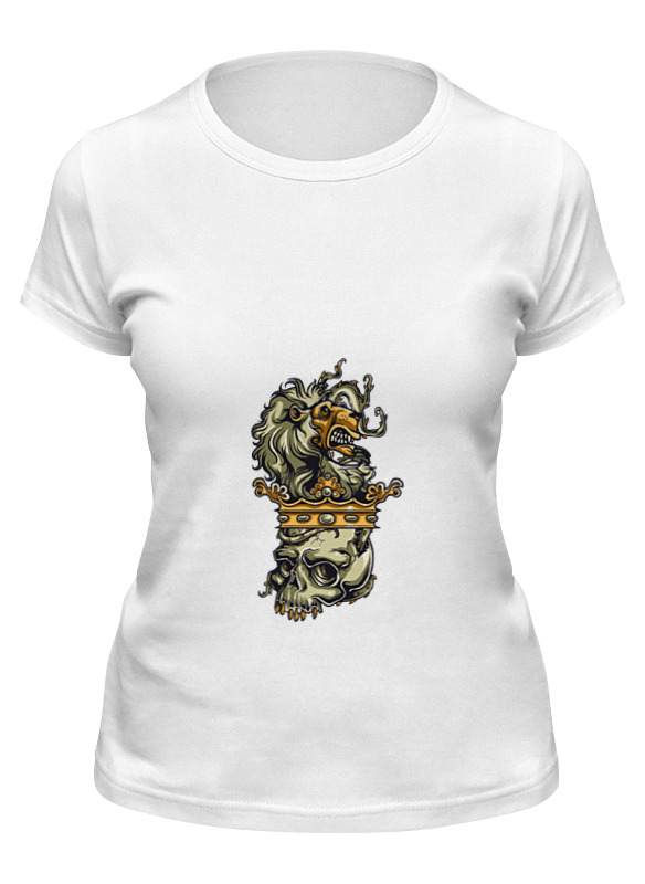 Printio Футболка классическая Череп и лев