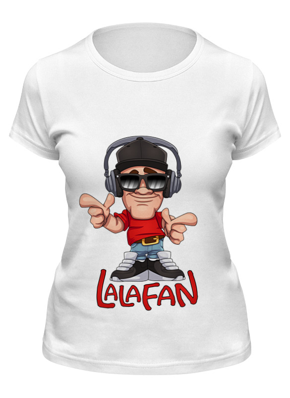 universe Printio Футболка классическая Lalafan dj t-shirt (белая, жен.)