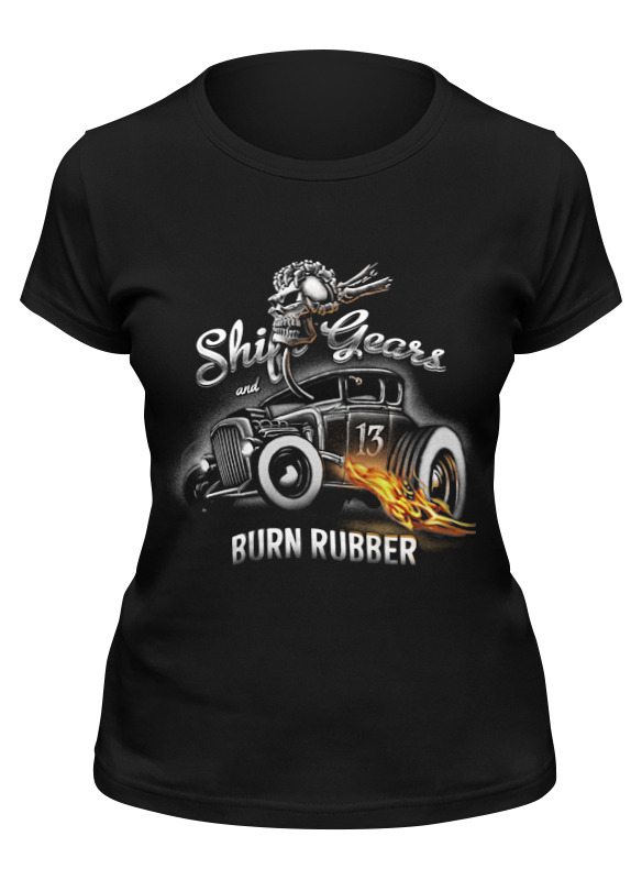 printio футболка wearcraft premium slim fit shift gears and burn rubber Printio Футболка классическая Shift gears...
