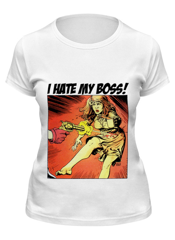 printio футболка классическая i hate everyone Printio Футболка классическая I hate my boss!