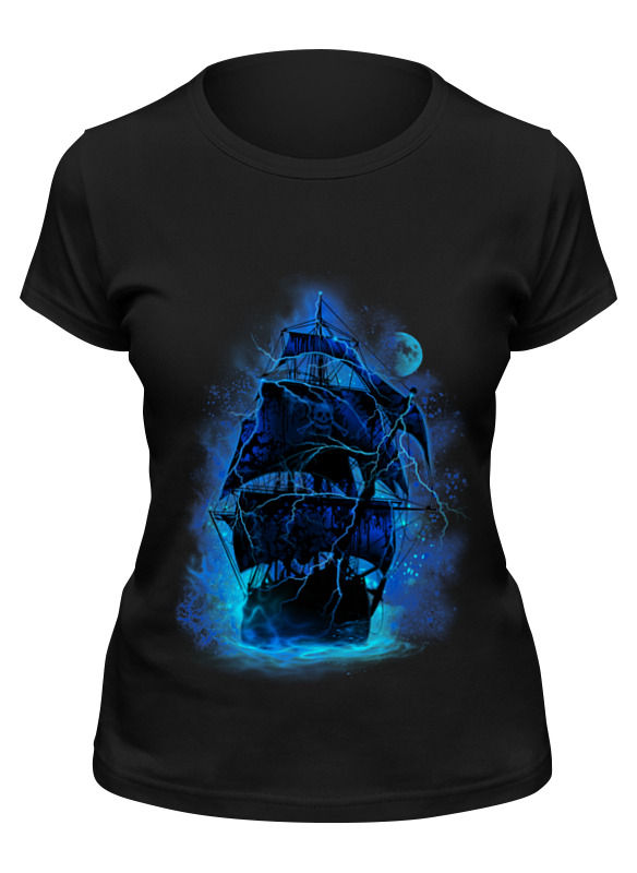 printio детская футболка классическая унисекс пиратский корабль Printio Футболка классическая Пиратский корабль