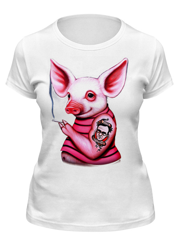 printio футболка с полной запечаткой для мальчиков неформальная свинка Printio Футболка классическая Неформальная свинка