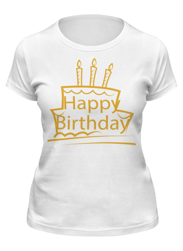 Printio Футболка классическая День рождения printio футболка классическая капибара в день рождения