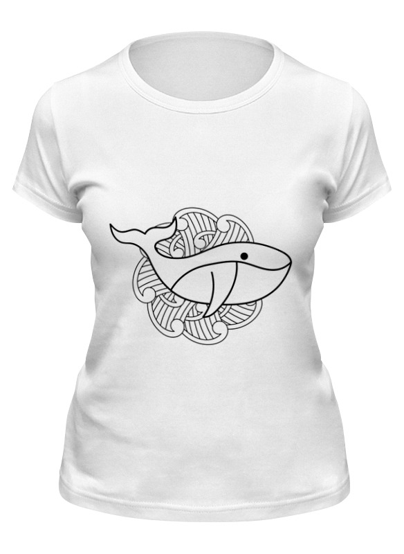 Printio Футболка классическая Без названия женская футболка беги за мечтой рисунок кит сказки l белый
