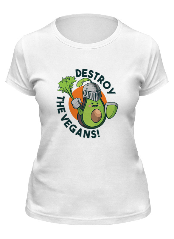 Printio Футболка классическая Destroy the vegans printio детская футболка классическая унисекс destroy the vegans