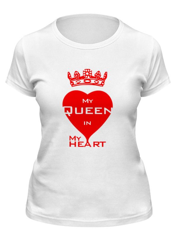 printio футболка классическая blockchain my heart Printio Футболка классическая My queen in my heart