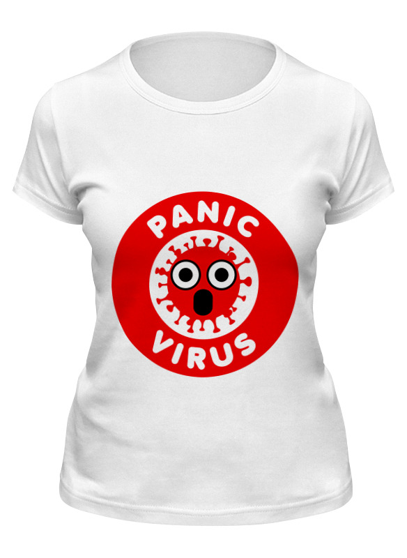 Printio Футболка классическая Паника вирус мужская футболка злые вирусы и бактерии m белый