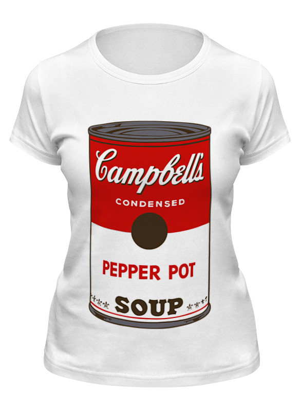 Printio Футболка классическая Campbell's soup (энди уорхол) printio футболка с полной запечаткой для девочек банка с супом кэмпбелл