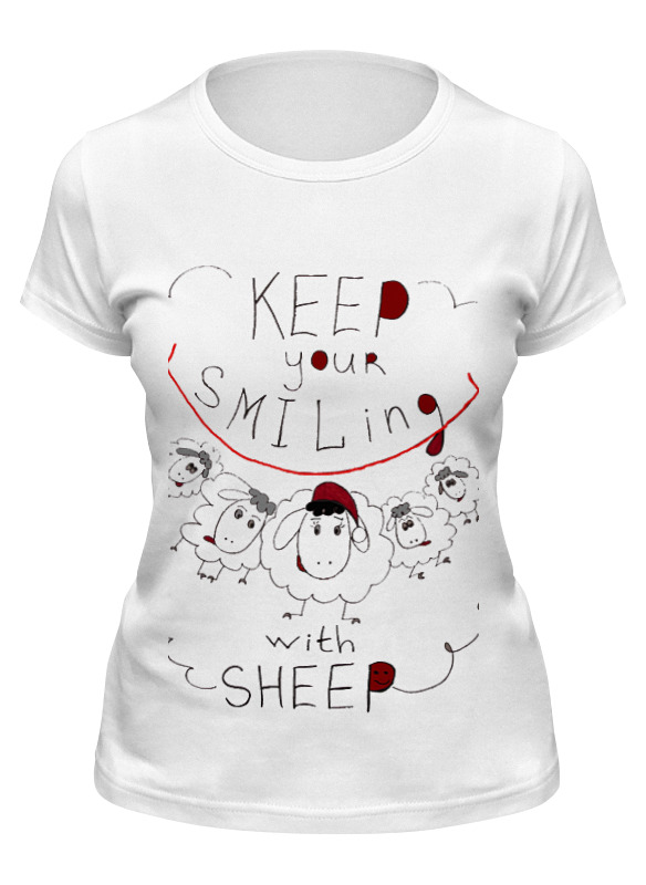 Printio Футболка классическая Keep your smiling sheep printio детская футболка классическая унисекс keep your smiling sheep