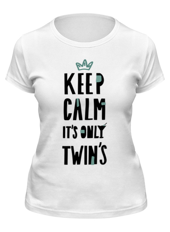 цена Printio Футболка классическая Двойняшки. keep calm it's only twins