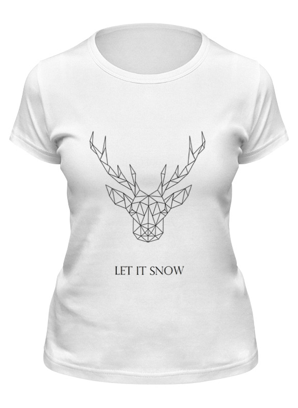 printio детская футболка классическая унисекс let it snow Printio Футболка классическая Dear deer