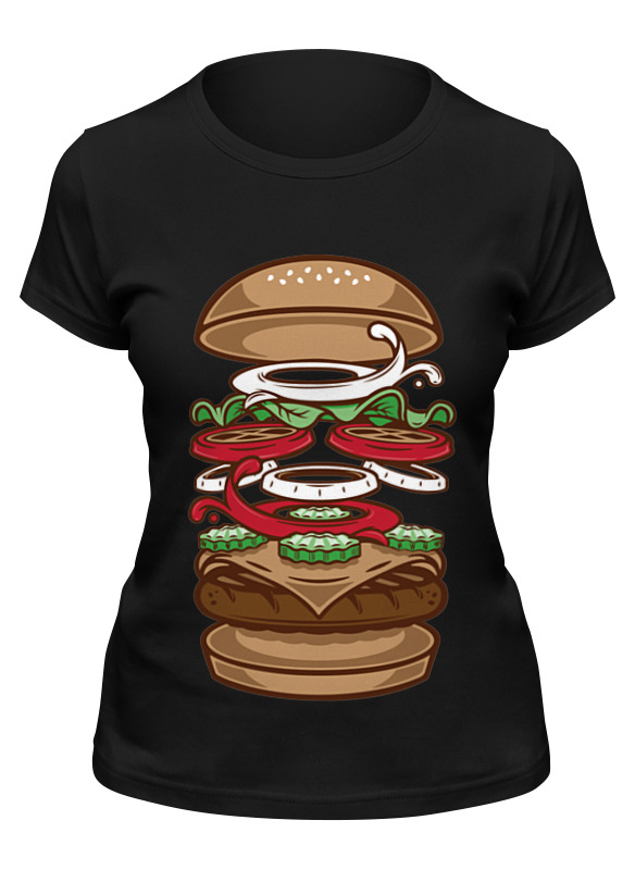 Printio Футболка классическая Burger/бургер printio майка классическая burger бургер