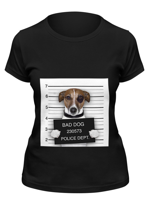 printio футболка классическая bad dog плохой пес Printio Футболка классическая Bad dog (плохой пес)