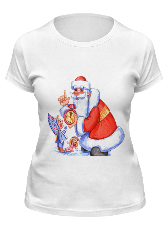 Printio Футболка классическая Дед мороз и снегурочка. с новым годом. printio детская футболка классическая унисекс дед мороз и снегурочка с новым годом
